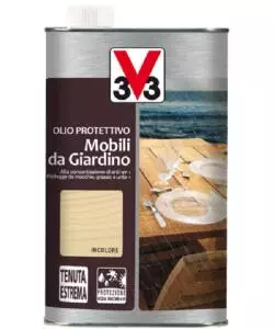 Olio protettivo mobili da giardino tenuta estrema, incolore - 0,5 litri